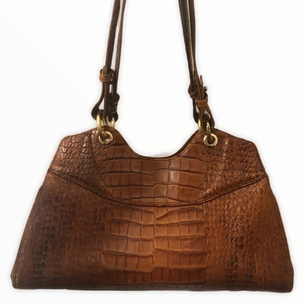 Brahmin brown Melbourne bag